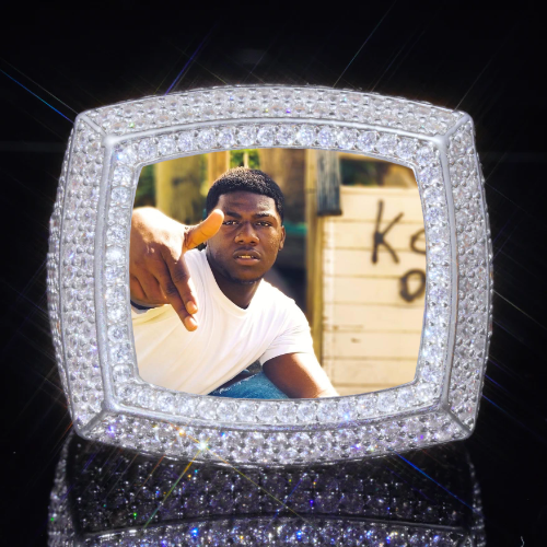 3D CUSTOM PICTURE ICED RING