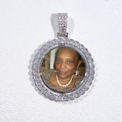 3D Spinning 2-Faced Custom Picture Pendant