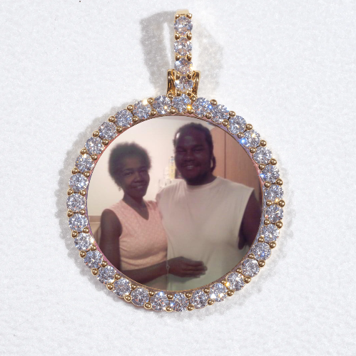 3D CIRCLE CUSTOM PICTURE PENDANT SMALL SIZE