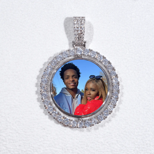 3D Spinning 2-Faced Custom Picture Pendant