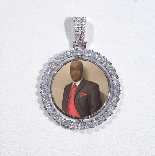 3D Spinning 2-Faced Custom Picture Pendant