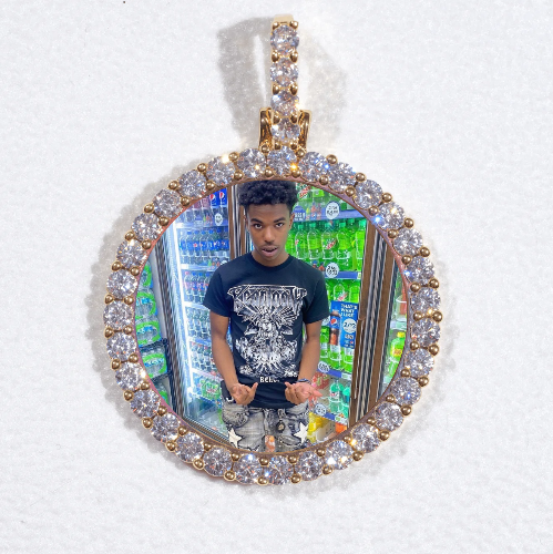 3D CIRCLE CUSTOM PICTURE PENDANT SMALL SIZE