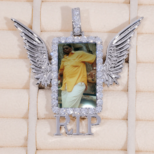 RIP WING 3D CUSTOM PICTURE PENDANT