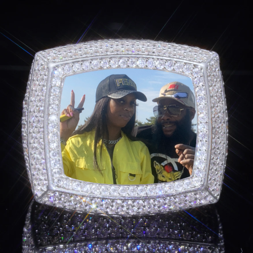 3D CUSTOM PICTURE ICED RING