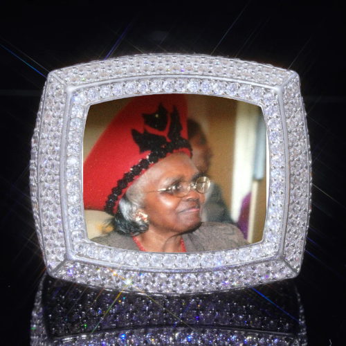 3D CUSTOM PICTURE ICED RING