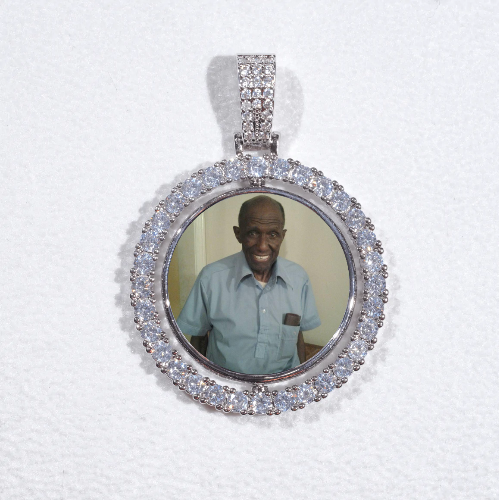 3D Spinning 2-Faced Custom Picture Pendant