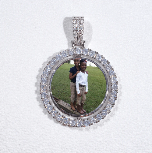 3D Spinning 2-Faced Custom Picture Pendant