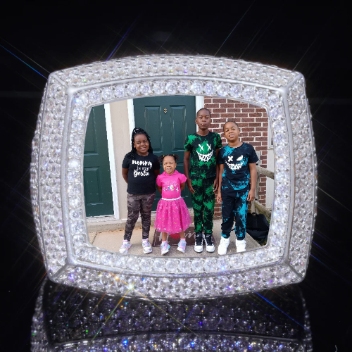 3D CUSTOM PICTURE ICED RING