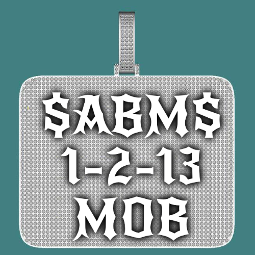 CUSTOM LETTER NECKLACE 3D BIG SQUARE