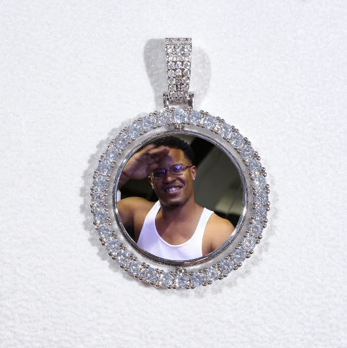 3D Spinning 2-Faced Custom Picture Pendant