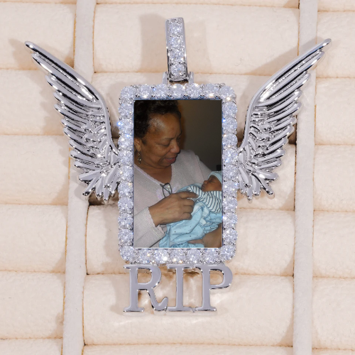 RIP WING 3D CUSTOM PICTURE PENDANT