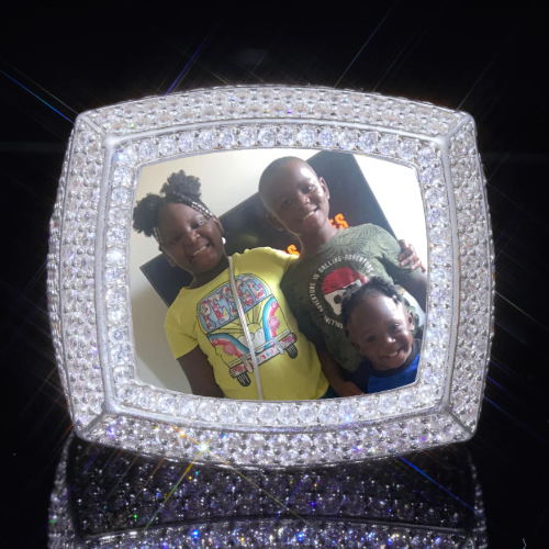 3D CUSTOM PICTURE ICED RING