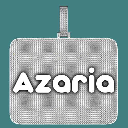 CUSTOM LETTER NECKLACE 3D BIG SQUARE