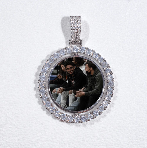 3D Spinning 2-Faced Custom Picture Pendant