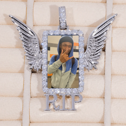 RIP WING 3D CUSTOM PICTURE PENDANT
