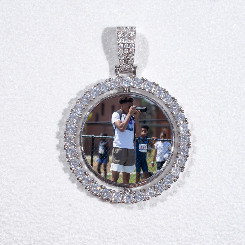 3D Spinning 2-Faced Custom Picture Pendant