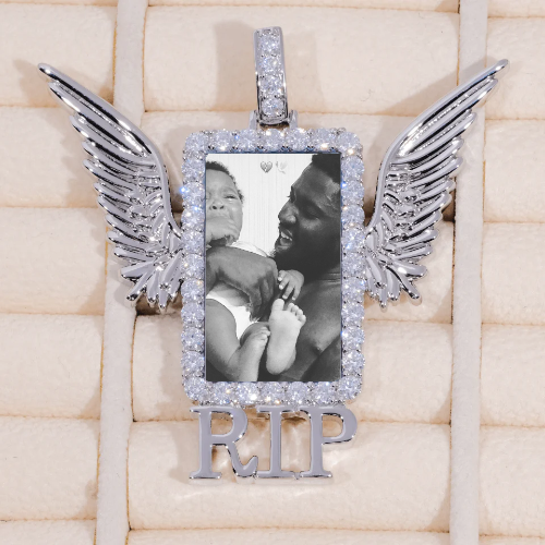 RIP WING 3D CUSTOM PICTURE PENDANT