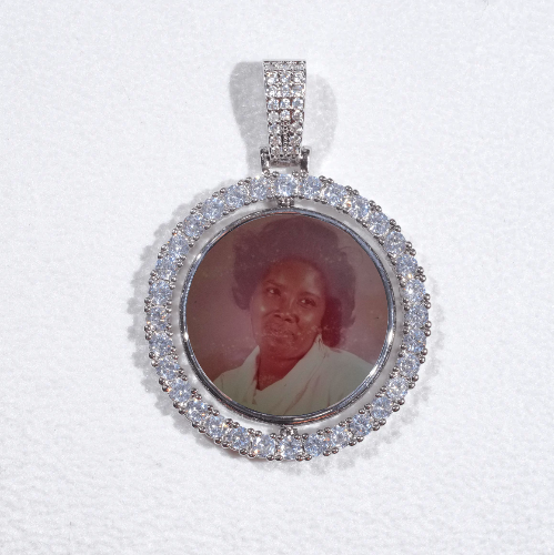 3D Spinning 2-Faced Custom Picture Pendant
