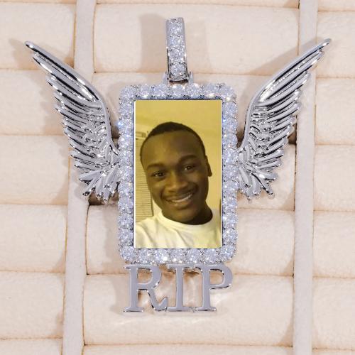 RIP WING 3D CUSTOM PICTURE PENDANT