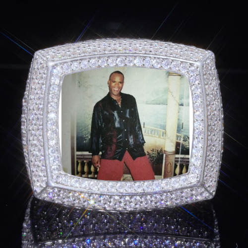 3D CUSTOM PICTURE ICED RING