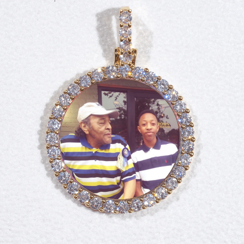 3D CIRCLE CUSTOM PICTURE PENDANT SMALL SIZE