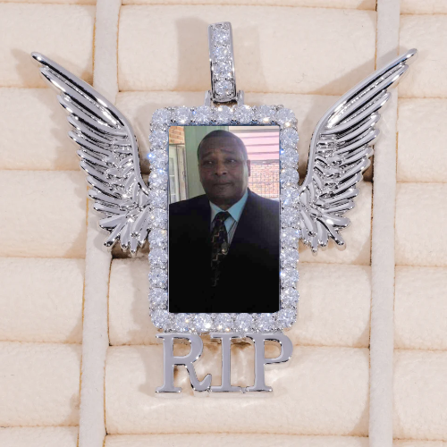 RIP WING 3D CUSTOM PICTURE PENDANT