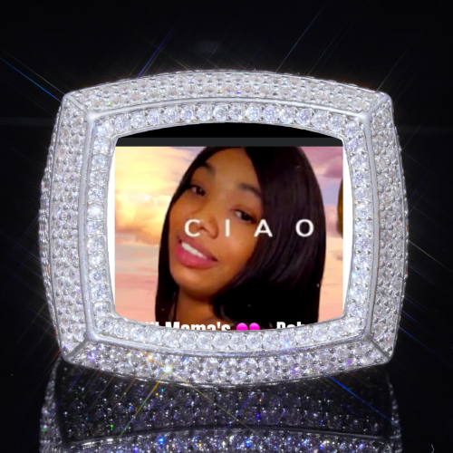 3D CUSTOM PICTURE ICED RING