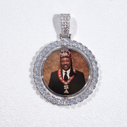 3D Spinning 2-Faced Custom Picture Pendant