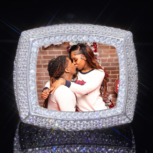 3D CUSTOM PICTURE ICED RING