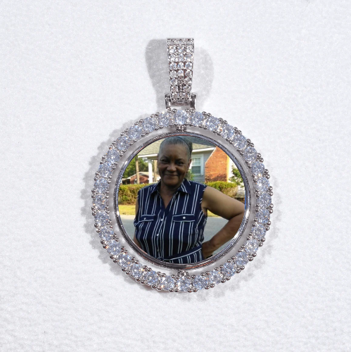 3D Spinning 2-Faced Custom Picture Pendant