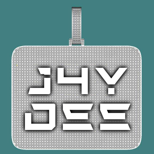 CUSTOM LETTER NECKLACE 3D BIG SQUARE