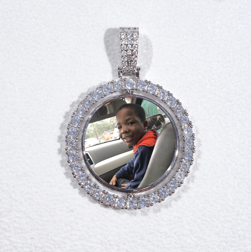 3D Spinning 2-Faced Custom Picture Pendant