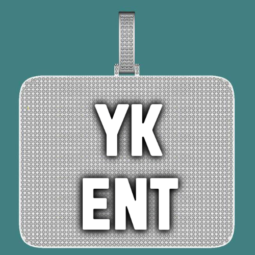 CUSTOM LETTER NECKLACE 3D BIG SQUARE