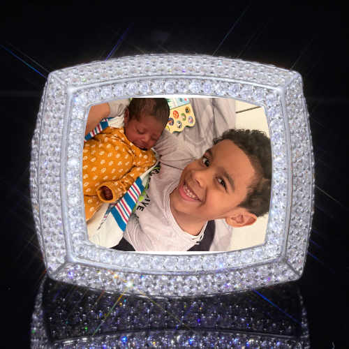 3D CUSTOM PICTURE ICED RING