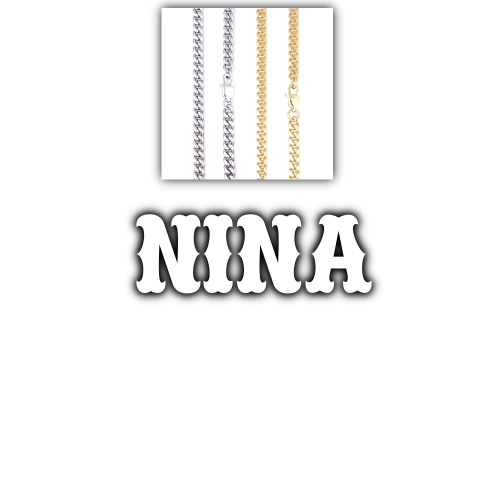 Custom Letters Freibeuter Font Necklace