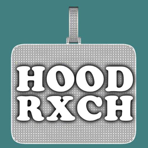 CUSTOM LETTER NECKLACE 3D BIG SQUARE