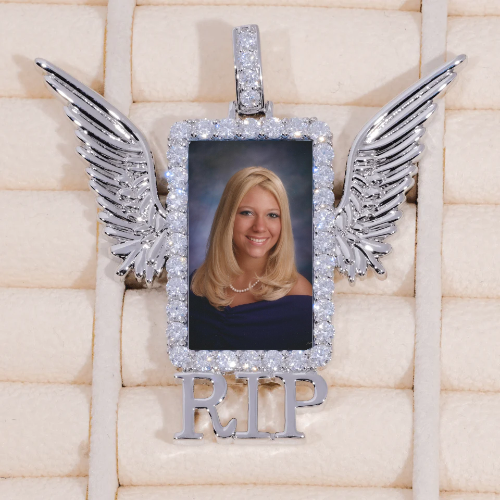 RIP WING 3D CUSTOM PICTURE PENDANT