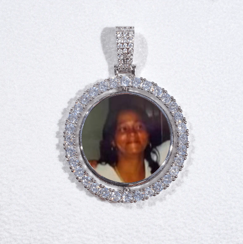 3D Spinning 2-Faced Custom Picture Pendant