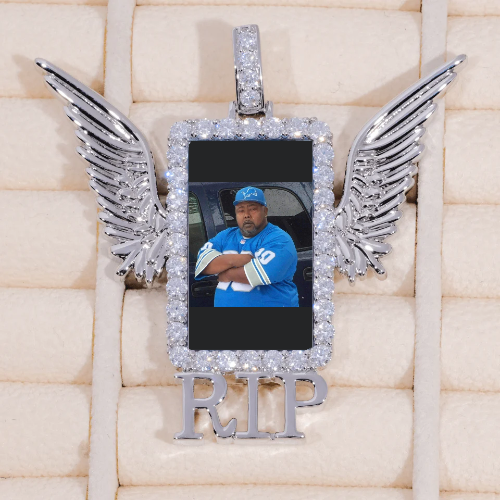 RIP WING 3D CUSTOM PICTURE PENDANT