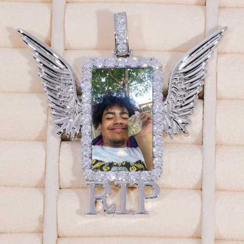 RIP WING 3D CUSTOM PICTURE PENDANT