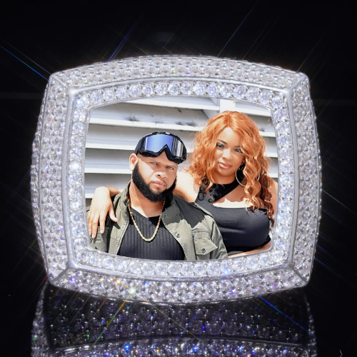 3D CUSTOM PICTURE ICED RING
