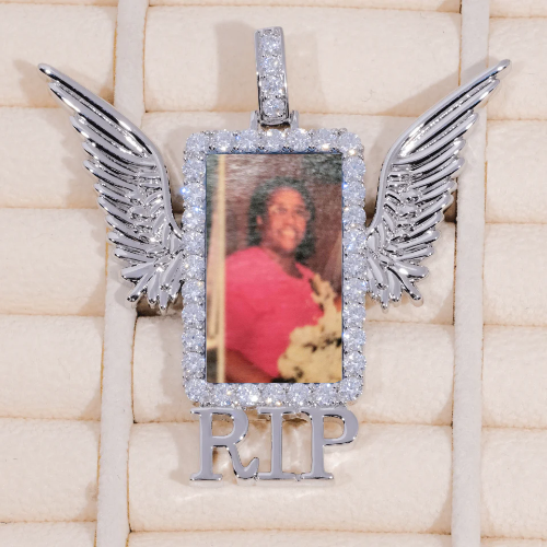 RIP WING 3D CUSTOM PICTURE PENDANT