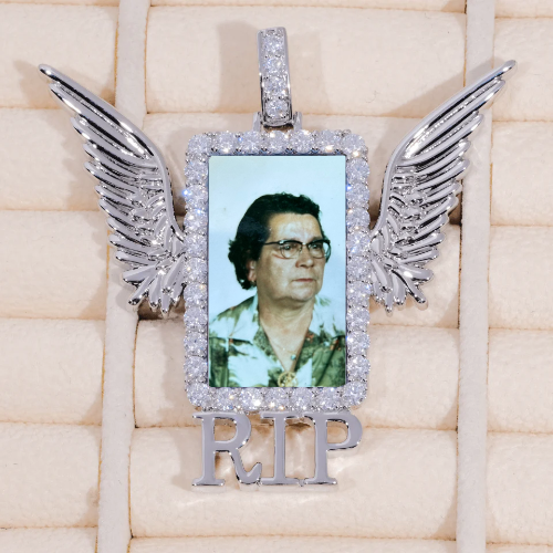 RIP WING 3D CUSTOM PICTURE PENDANT