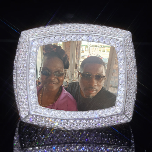 3D CUSTOM PICTURE ICED RING