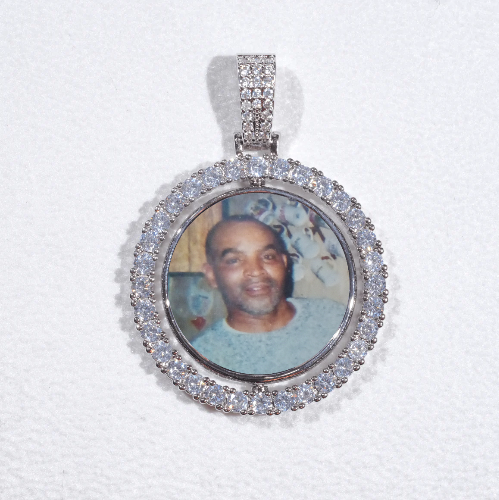 3D Spinning 2-Faced Custom Picture Pendant