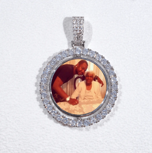 3D Spinning 2-Faced Custom Picture Pendant