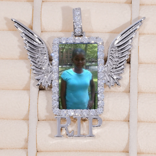 RIP WING 3D CUSTOM PICTURE PENDANT