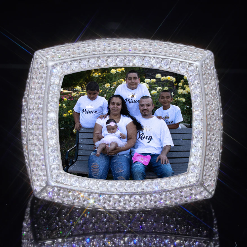 3D CUSTOM PICTURE ICED RING