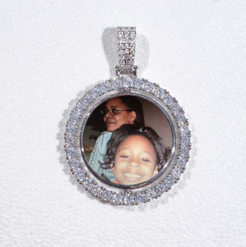 3D Spinning 2-Faced Custom Picture Pendant