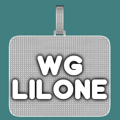 CUSTOM LETTER NECKLACE 3D BIG SQUARE